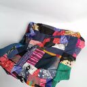 Komin patchworkowy folkowy zero waste w kolorze - box B1