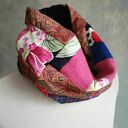 komin miękki patchworkowy wiosenny box T1