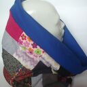 Komin patchworkowy na podszewce - miękki i ciepły dla kobiet (boho etno)