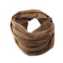 Dzianinowy Komin Tuba Szal Jasny brąz