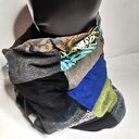 Komin patchworkowy kolorowy wciągany przez głowę rozmiar uniwersalny, połączenie różnych materiał