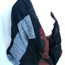 Komin patchworkowy damski 44x45 cm - folk boho, handmade