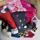 Komin patchworkowy Zero Waste - miły i kolorowy, ręcznie szyty