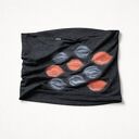 Super prezent na dzień mamy czarny filcowany wełniany miły i ciepły komin handmade, owijany dwa raz