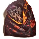 Komin wymiary 55cm. na 58cm, uszyty z włoskiego materiału, na podszewce, ciepły milutki wciągany prz