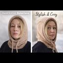 Damska balaklava - komin, kaptur