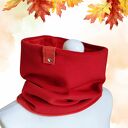 Komin wełna - piękny czerwony