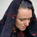 Piękny, mięsisty komin Wulkan, wytkany ręcznie na krośnie