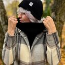 Bawełniany mały komin „Czarny”