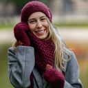 Mały komin MERINO “Bordo”