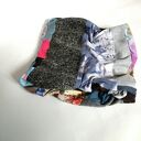 Komin wiosenny patchworkowy energetyczny - ręcznie szyty patchwork 40x37 cm