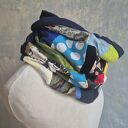 komin miękki patchworkowy kolorowy uniwersalny damski rozmiar 49cm na 47cm box a1