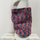 Dziergany ciepły komin otulacz multikolor neonowy