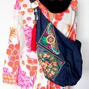 Komin boho wełniany etniczny - filcowany z merynosów