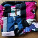 Komin patchworkowy Zero Waste - miły i kolorowy, ręcznie szyty