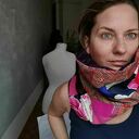 komin miękki patchworkowy wiosenny box T1