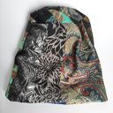 Komplet wiosenny: czapka i komin w orientalnym stylu (zero waste, handmade)