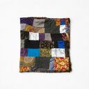 Kolorowy komin damski handmade z różnych tkanin - uniwersalny i wygodny