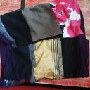 Komin patchworkowy damski 37x40 cm - etno boho folk, handmade