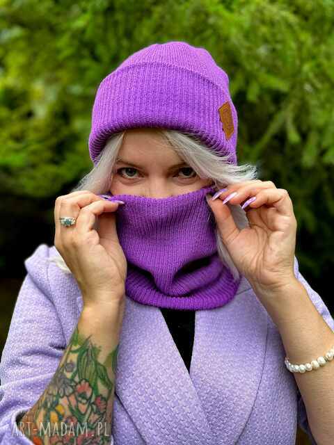 Zimowy BUFF Fiolet
