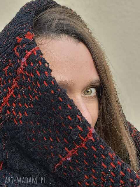 Piękny, mięsisty komin Wulkan, wytkany ręcznie na krośnie