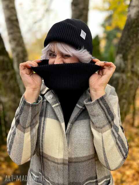 Bawełniany mały komin „Czarny”