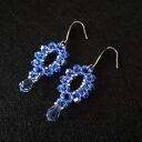 Komplet Biżuterii Sapphire Clarity - Bransoletka i Kolczyki z Kryształów Preciosa