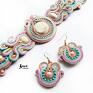 Mro soutache komplet pastelowy