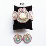 Pastelowy komplet soutache