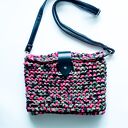 Torebka kopertowa handmade z przędzy T Shirt Yarn Spaghetti