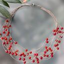 Naszyjnik Len i Jarzębina