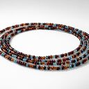 Naszyjnik z Koralików - Elegancja w Odcieniach Ziemi i Nieba