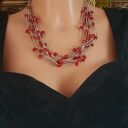 Naszyjnik Len i Jarzębina