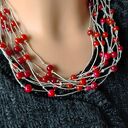 Naszyjnik Len i Jarzębina