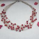 Naszyjnik Len i Jarzębina