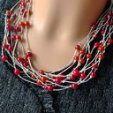 Naszyjnik Len i Jarzębina