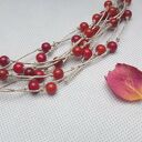 Naszyjnik Len i Jarzębina