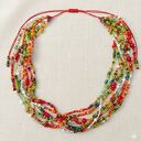 Naszyjnik Boho "Multicolor Fusion" - Ręcznie Pleciony