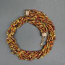 Naszyjnik Z Koralików Szklanych I Drewnianych