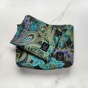 Mała kosmetyczka wzór Paisley z zawieszą hamsa