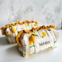 Personalizowana kosmetyczka MAMA z zawieszką - muślin i haft