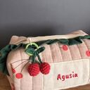 Personalizowana kosmetyczka z imieniem i zawieszką