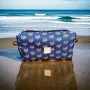 Kosmetyczka męska wodoodporna, podróżna kosmetyczka kuferek, duża kosmetyczka dla panów superman