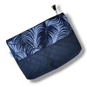 Kosmetyczka damska organizer do torebki saszetka duża damska kosmetyczka etui do torby srebrne pióra