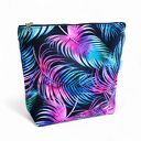 Kosmetyczka damska welurowa etui do torebki organizer do torby duża kosmetyczka pióra