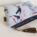 Kosmetyczka MINI Czaple i Żurawie & Frędzelek Washpapa - Od ręki