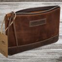 Kosmetyczka skórzana damska organizer handmade, personalizacja