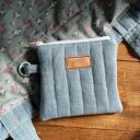 Mini kosmetyczka - niebieska