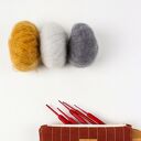 Piórnik lniany - mini kosmetyczka i etui podróżne z zamkiem