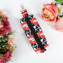 Małe etui na klucze drobiazgi przywieszka USTA